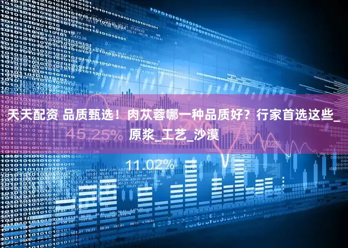 天天配资 品质甄选！肉苁蓉哪一种品质好？行家首选这些_原浆_工艺_沙漠