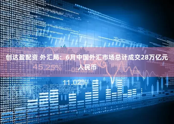 创达盈配资 外汇局：6月中国外汇市场总计成交28万亿元人民币